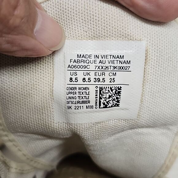 CONVERSE CTAS LIFT HI EMBROIDERED SNEAKERS BFPM-04-222 - Picture 10 of 10